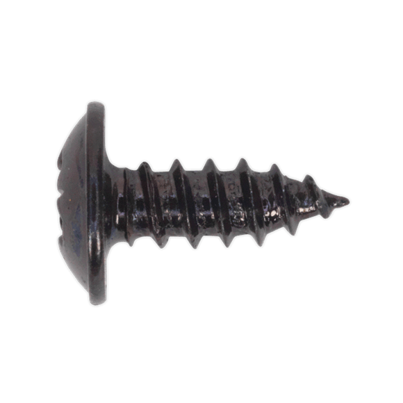 Sealey BST3510 ⏐ Self-Tapping Pozi Flanged Head Screw 3.5 x 10mm, Black - Pack of 100