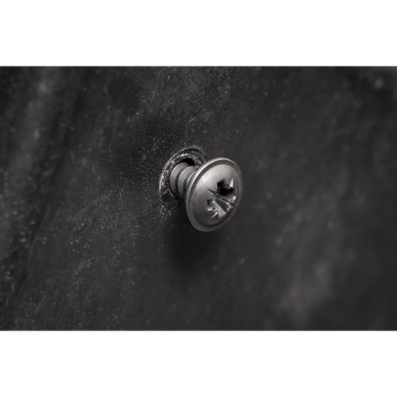 Sealey BST3513⏐ Self-Tapping Pozi Flanged Head Screw 3.5 x 13mm, Black - Pack of 100