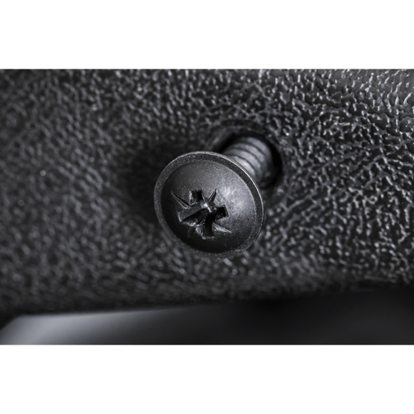 Sealey BST4825 ⏐ Self-Tapping Pozi Flanged Head Screw 4.8 x 25mm, Black - Pack of 100