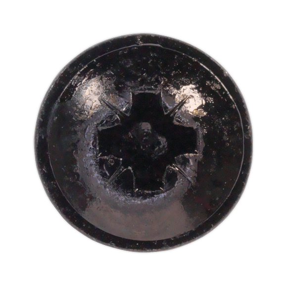 Sealey BST3510 ⏐ Self-Tapping Pozi Flanged Head Screw 3.5 x 10mm, Black - Pack of 100