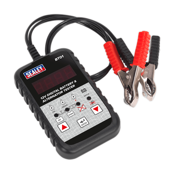 Sealey BT01⏐ Digital Battery & Alternator Tester 12V