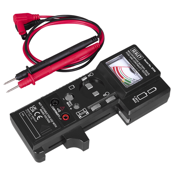 Sealey BT06 ⏐ Multipurpose Battery, Bulb, Fuse & Continuity Tester