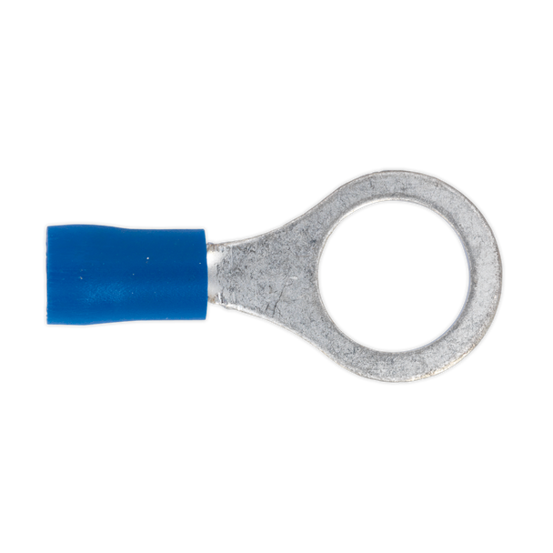 Sealey BT23 ⏐ Easy-Entry Ring Terminal 10.5mm (3/8"), Blue - Pack of 100