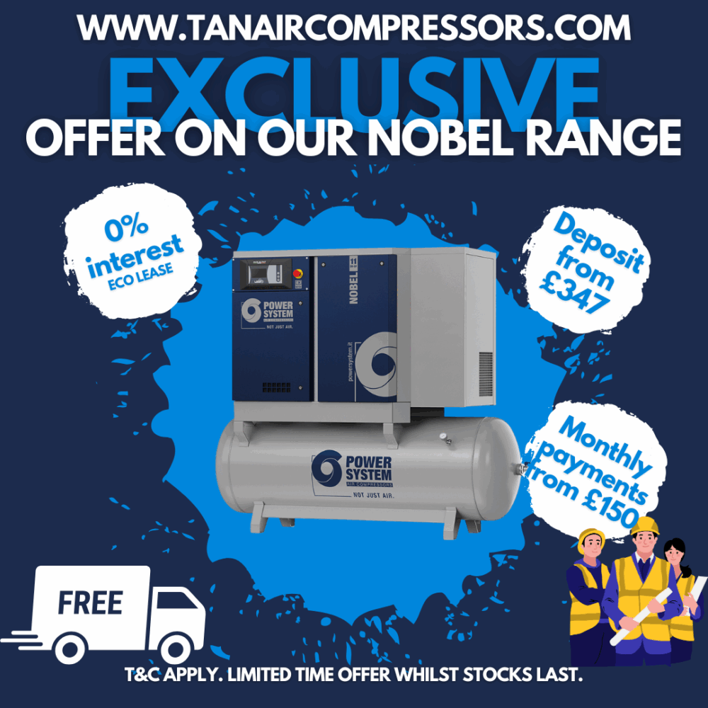 Nobel 0% Promo from Compressed Air Systems UK