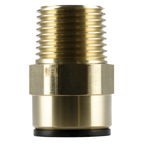 Sealey CAS15BSA │ John Guest® Brass Straight Adaptor 15mm x 1/2"BSPT