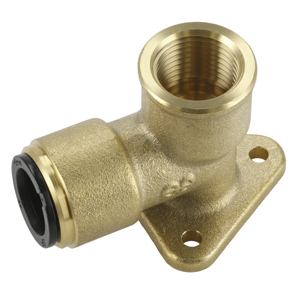 Sealey CAS15BWE │ John Guest® Brass Wingback Elbow 15mm x 1/2"BSP