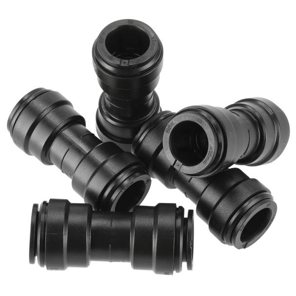 Sealey CAS15SC │ John Guest® Straight Connector 15mm - Pack of 5