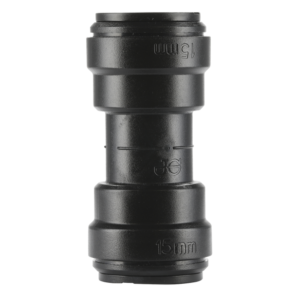 Sealey CAS15SC │ John Guest® Straight Connector 15mm - Pack of 5