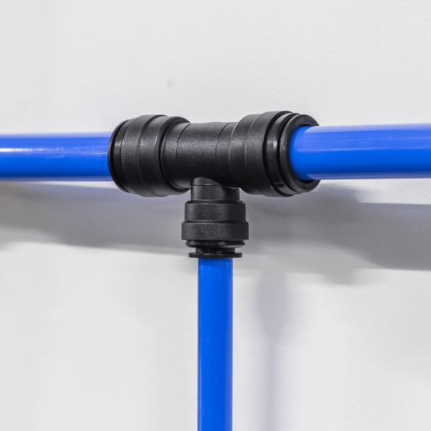 Sealey CAS2215T │ John Guest® Reducing Tee 22-15mm - Pack of 5