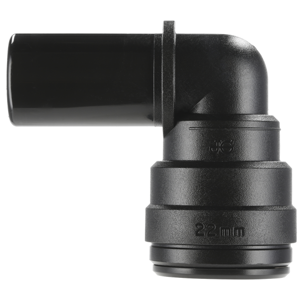 Sealey CAS22SE │ John Guest® Stem Elbow 22mm - Pack of 2