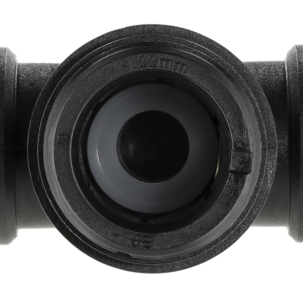 Sealey CAS22WTT │ John Guest® Equal Water Trap Tee 22mm