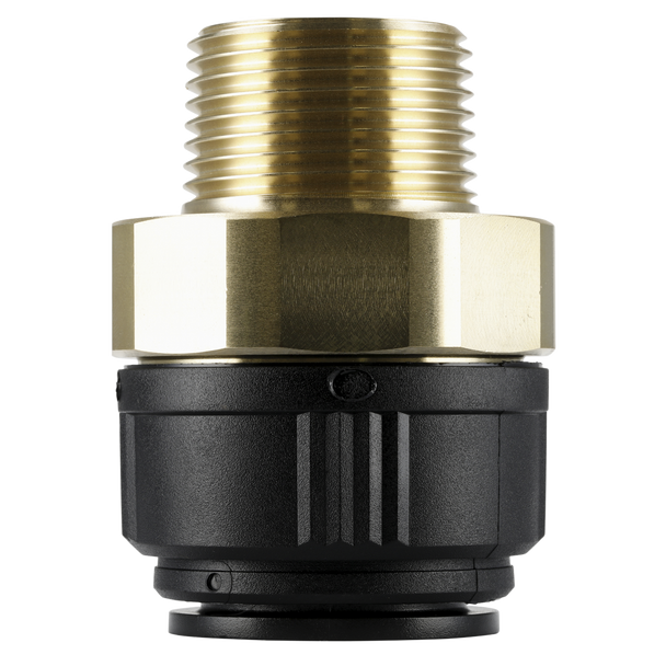 Sealey CAS28BSA │ John Guest® Brass Straight Adaptor 28mm x 1"BSPT