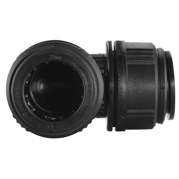 Sealey CAS28EE │  John Guest® Equal Elbow 28mm - Pack of 5