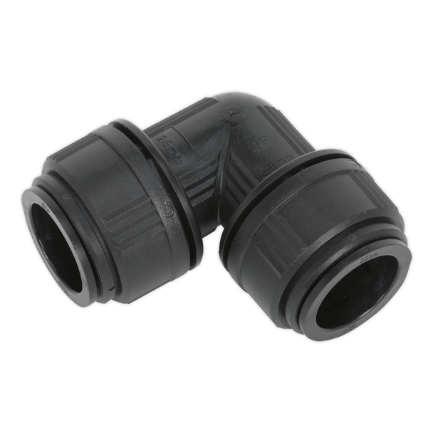 Sealey CAS28EE │ John Guest® Equal Elbow 28mm - Pack of 5