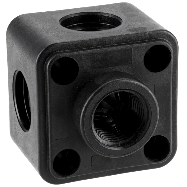 Sealey CASPB │ John Guest® Porting Block 5 x 1/2"BSP Connection