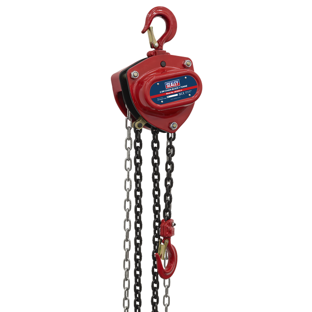Sealey CB1000 │ 2.5m Chain Block 1 Tonne