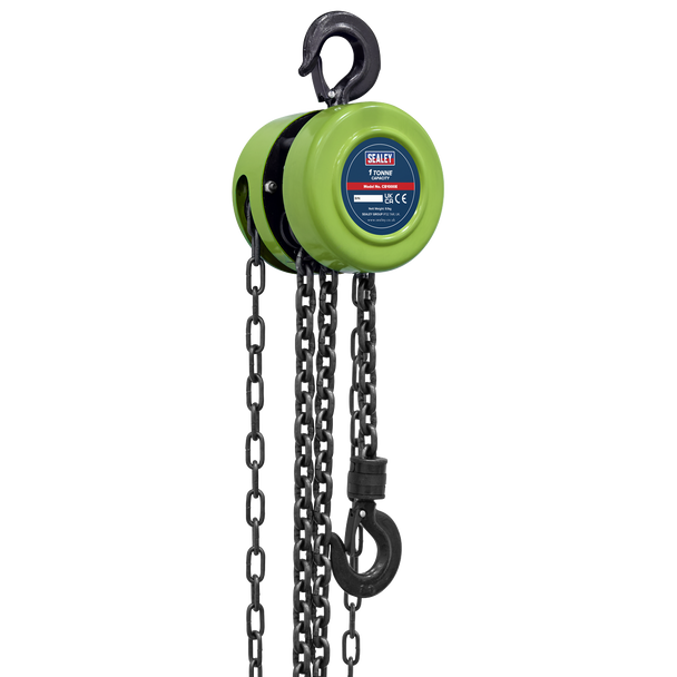 Sealey CB1000E │ 2.5m Chain Block 1 Tonne