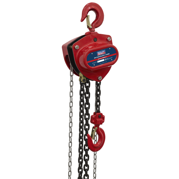 Sealey CB2000│ 3m Chain Block 2 Tonne