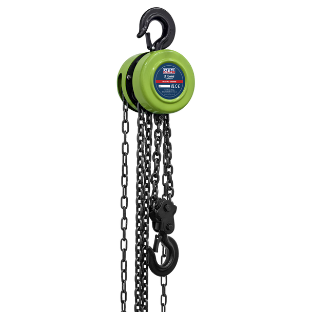 Sealey CB2000E │ 2.5m Chain Block 2 Tonne