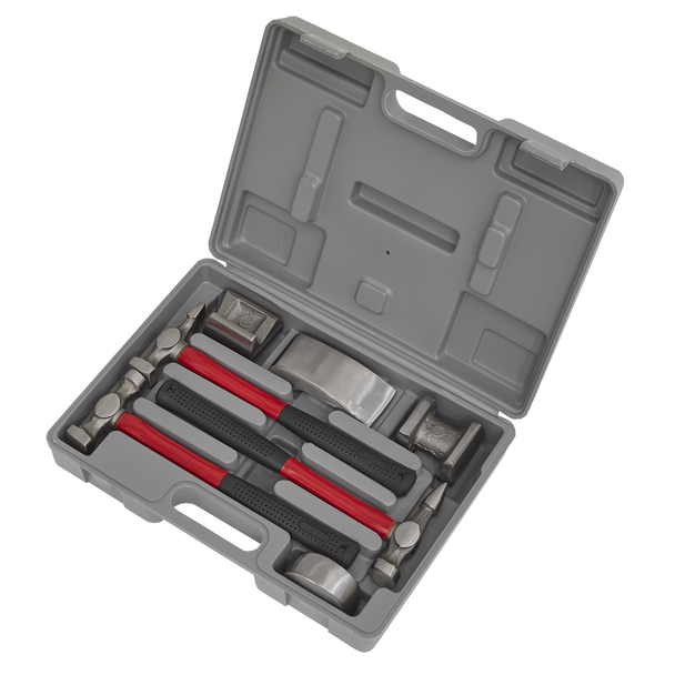 Sealey CB707 │ Drop-Forged Panel Beating Set with Fibreglass Shafts 7pc