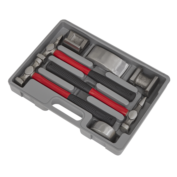 Sealey CB707 │ Drop-Forged Panel Beating Set with Fibreglass Shafts 7pc