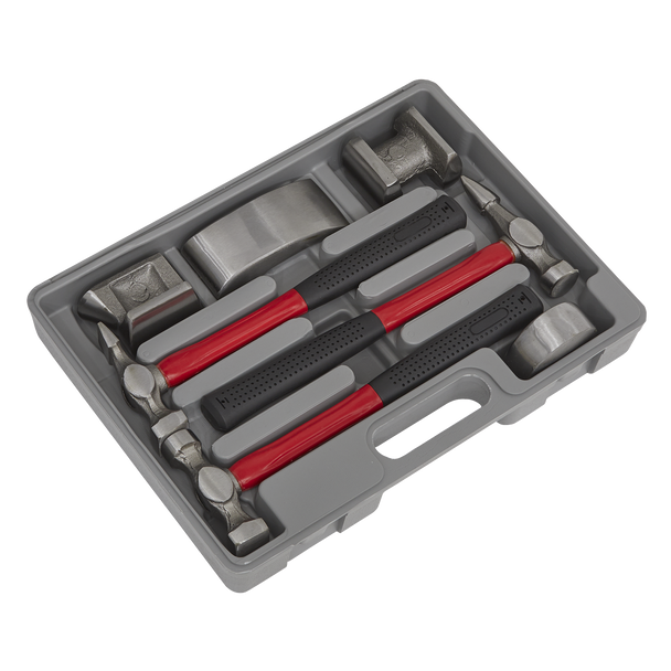 Sealey CB707 │ Drop-Forged Panel Beating Set with Fibreglass Shafts 7pc