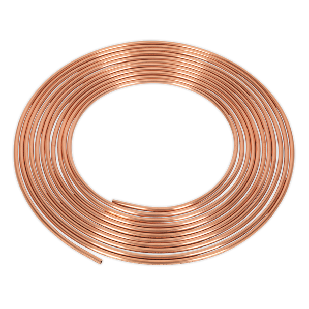 Sealey CBP002 │ Brake Pipe Copper Tubing 22 Gauge 3/16" x 25ft - BS EN 12449 C106
