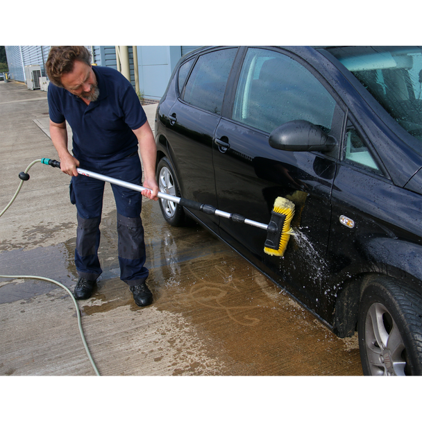 Sealey CC953 │ 5-Sided Flo-Thru Brush with 3m Telescopic Handle