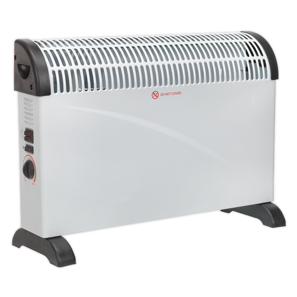 Sealey CD2005T │ Convector Heater with 3 Heat Settings Thermostat & Turbo Fan 2000W