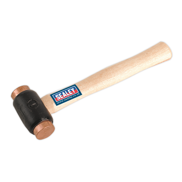 Sealey CFH02 │ Premier Copper Faced Hammer with Hickory Shaft 1.75lb