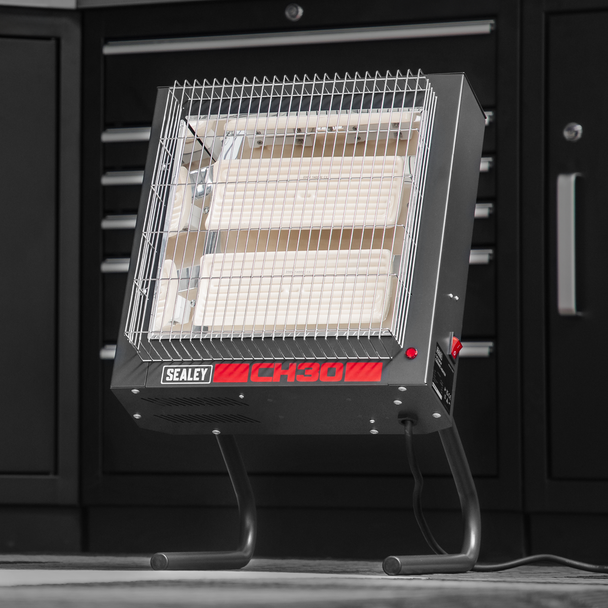 Sealey CH30 │ Ceramic Heater 1.4/2.8kW 230V