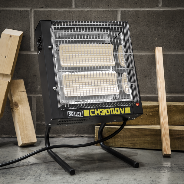 Sealey CH30110V │ Ceramic Heater 1.2/2.4kW,110V