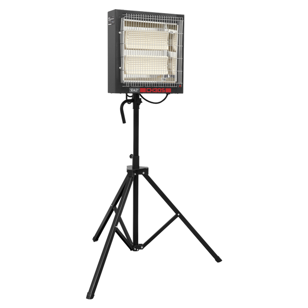 Sealey CH30S │ Ceramic Heater with Tripod Stand 1.4/2.8kW, 230V