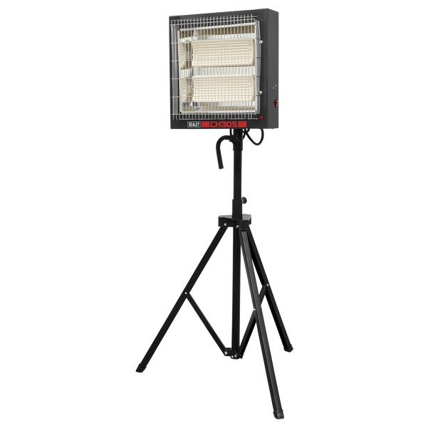 Sealey CH30S │ Ceramic Heater with Tripod Stand 1.4/2.8kW, 230V