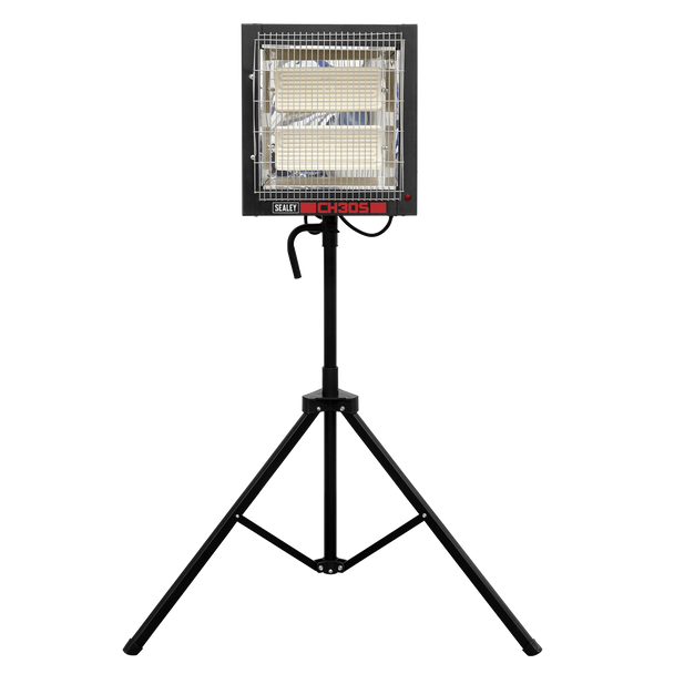 Sealey CH30S │ Ceramic Heater with Tripod Stand 1.4/2.8kW, 230V