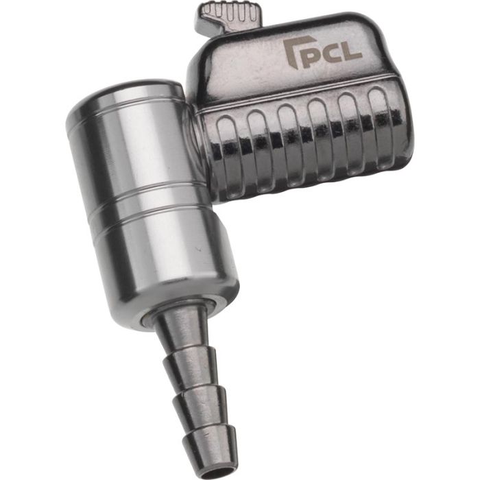 PCL CH4K01 | Tyre Valve Connector, Angled, Swivel, 8mm i/d Hose Tailpiece, Open End