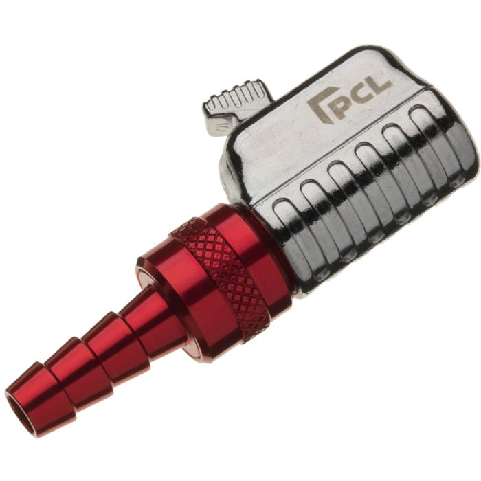 PCL CH5K01 | Tyre Valve Connector, Straight, Swivel, 8mm i/d Hose Tailpiece, Closed End