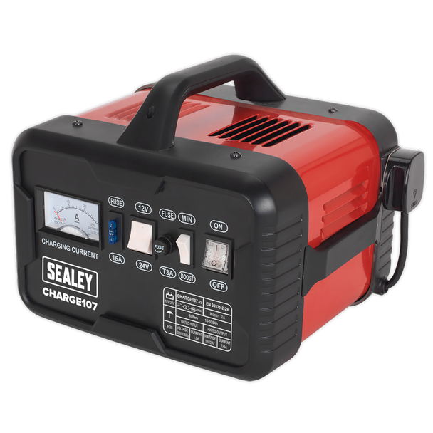Sealey CHARGE107 │ 12/24V Battery Charger 11A 230V