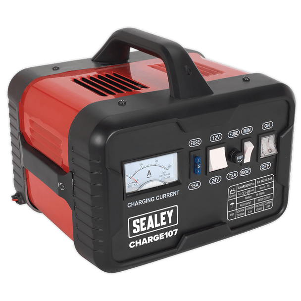 Sealey CHARGE107 │ 12/24V Battery Charger 11A 230V
