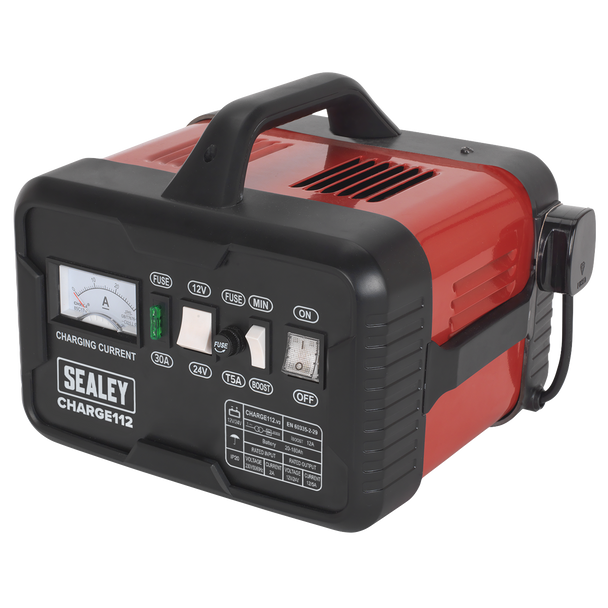 Sealey CHARGE112 │ 12/24V Battery Charger 16A 230V