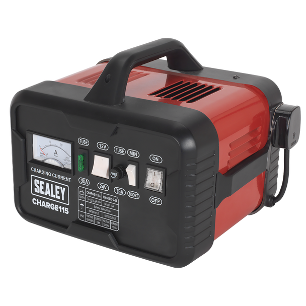 Sealey CHARGE115 │ 12/24V Battery Charger 19A 230V