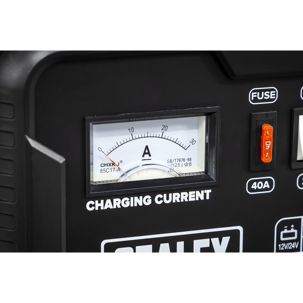 Sealey CHARGE124 │ 12/24V Battery Charger 28A 230V