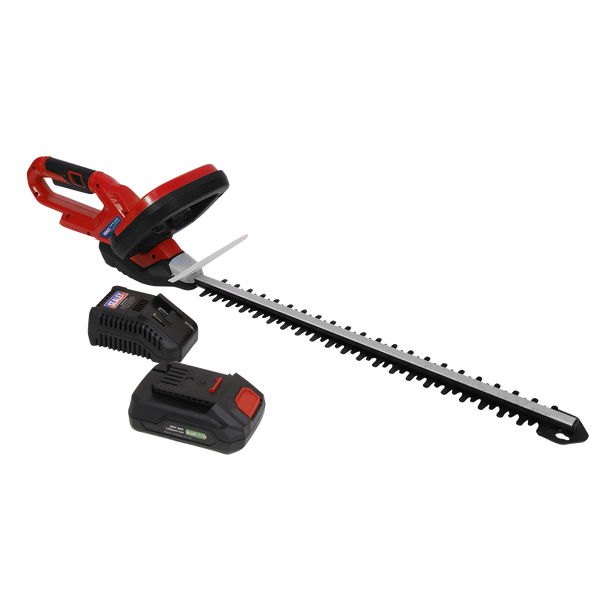Sealey CHT20VCOMBO2 │ SV20 Series 52cm Cordless Hedge Trimmer 20V 2Ah with Battery & Charger