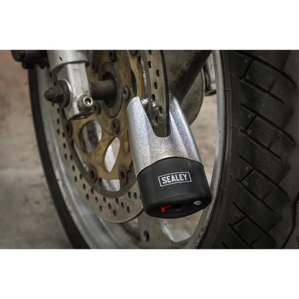 Sealey CLA109DL │ Motorcycle Chain & Disc Lock 10.5 x 10.5 x 1500mm 4* ART Approved