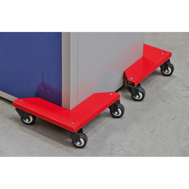 Sealey CM4 │ Corner Transport Dollies 150kg Capacity - Set of 4