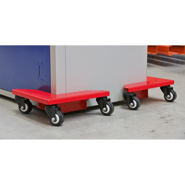 Sealey CM4 │ Corner Transport Dollies 150kg Capacity - Set of 4