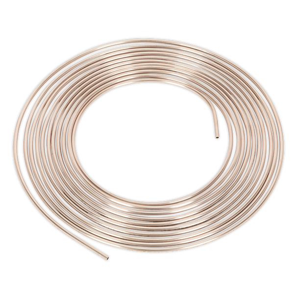Sealey CNP316 │ Brake Pipe Seamless Tube Cupro-Nickel 22 Gauge 3/16" x 25ft - BS EN 12449 CW024A