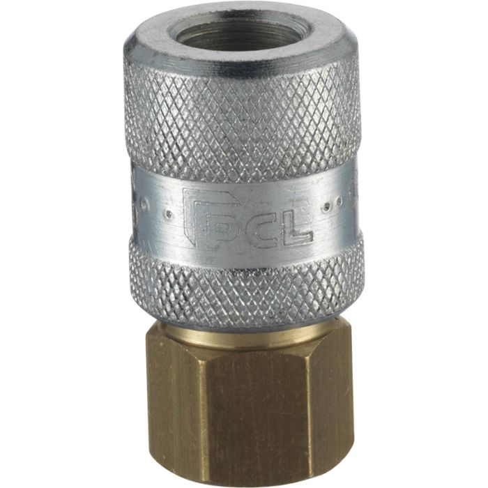 PCL CO10P03 | 12V1 Screw-On Tyre Valve Connector, Female Thread Rp 1/4, Open End (Carton)