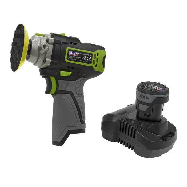Sealey CP108VCP │ SV10.8 Series 75mm Cordless Polisher Kit 10.8V 2Ah