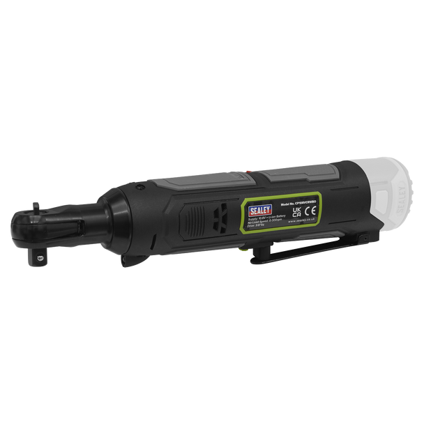 Sealey CP108VCRW │ SV10.8 Series 3/8"Sq Drive Cordless Ratchet Wrench Kit 45Nm 10.8V 2Ah